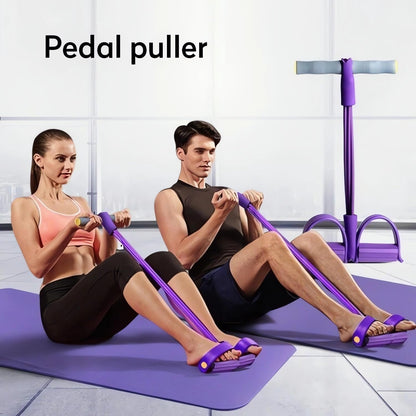 Multi-Function 4-Tube Resistance Pedal Puller
