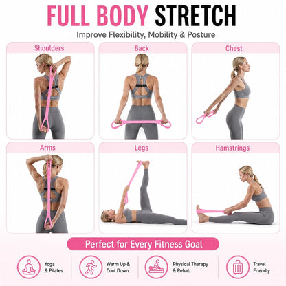Figure 8 Workout Resistance Band for Yoga (Pack of 1)